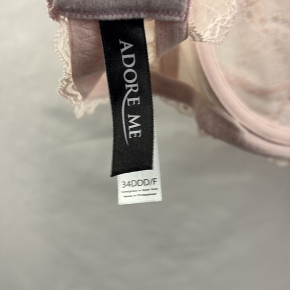 Adore Me Lot Of 2 34DDD Bras Multi-color Balconette Floral & Pink - Picture 15 of 15